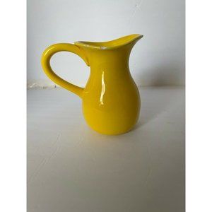 Small Bright Yellow Pitcher, Cute and Looks Like